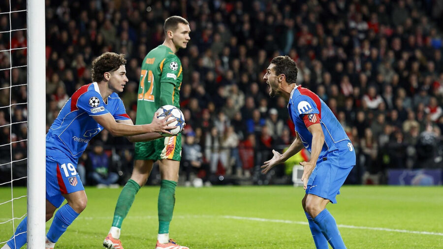 Atletico Madrid, Galatasaray maçı öncesinde PSV Eindhoven’ı yendi